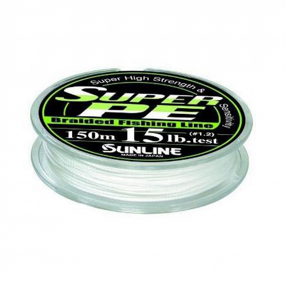 Шнур SUPER PE 150M (WHITE) #3.0/30LB. Фото №1