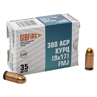 Патрон НПЗ 9х17К сп FMJ биметал 380 АСР ( в пачке 35 шт.) (в коробке 1680 шт.)