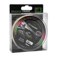 Шнур плетеный Tirana Classic X8 PE 150м, d0,28 (multicolor)
