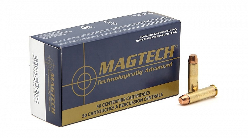 Патрон нарезной MAGTECH калибр 357 MAG FMJ-FLAT 158 grn. (в пачке 20 шт.). Фото №1