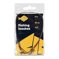 Поводок металлический MAᗥFISH 7х7 нитей 23см, 5кг (3шт. упак)